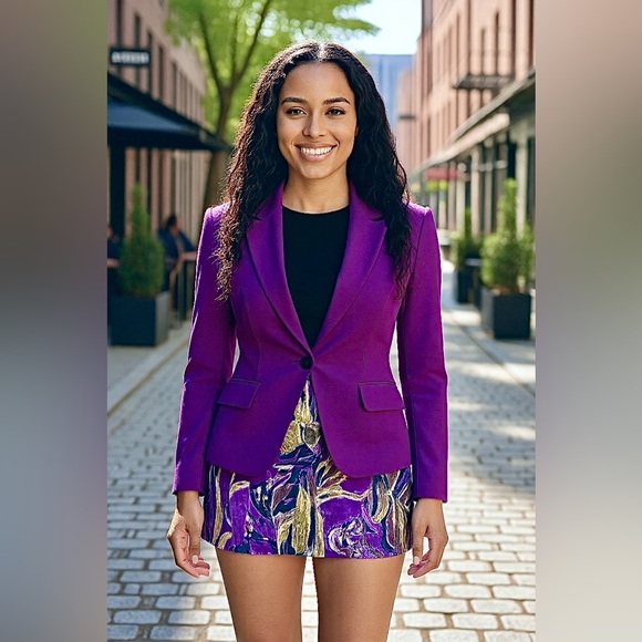 Marni Dresses & Skirts - Marni Purple Abstract Skirt 42 (U.S. S, 6 or 8)